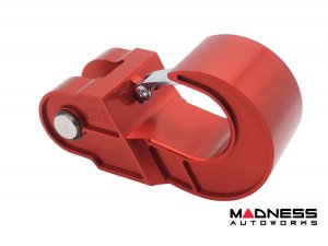 Jeep Wrangler JL Billet Recovery Hook - Royal Show Hook - Aluminum - Red Jeep Wrangler JL Billet Recovery Hook - Royal Show Hook - Aluminum - Red